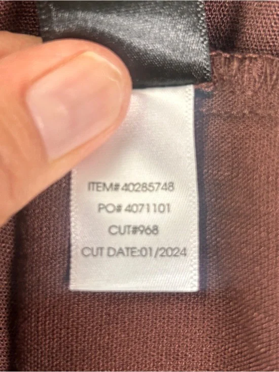 Torrid Romper Womens 3X Brown Rayon Slub Button Front V-Neck Tie Waist Pockets - Picture 10 of 16